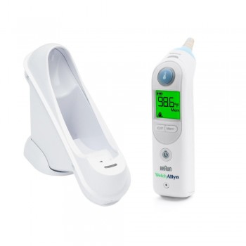 Welch Allyn Thermoscan Pro 6000 Digital Thermometer with Small Desk Cradle  - 