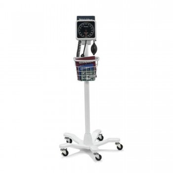 Welch Allyn 767 Aneroid Sphygmomanometer with Mobile Stand and Adult Cuff  - 