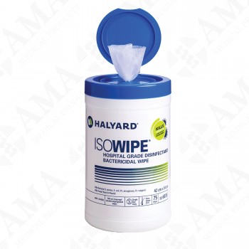 Halyard Isowipe Bactericidal Wipe Canisters  - 