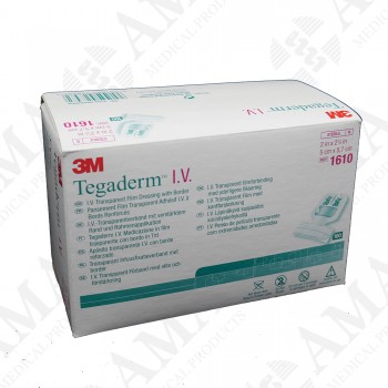 3M Tegaderm 1610 Paediatric IV Transparent Film Dressing 5 x 5.7cm  - 