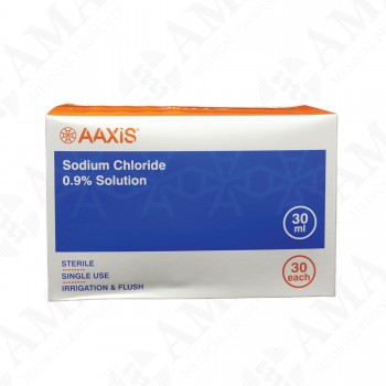 Aaxis Sodium Chloride Irrigation Solution 0.9% 30ml Ampoules  - 