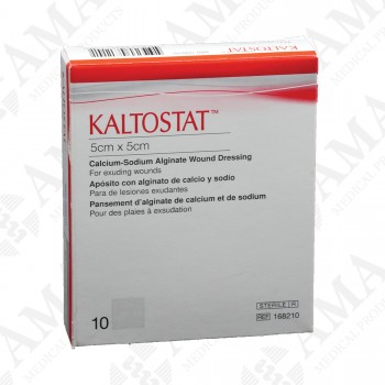 Convatec Kaltostat Calcium-Sodium Alginate Wound Dressing 5x5cm  - 