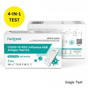 Fanttest COVID-19 /RSV/Influenza A&B 4-in-1 Antigen Test Kit  - 