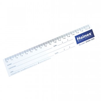 Haines Recyclable Paper Wound Ruler  - 